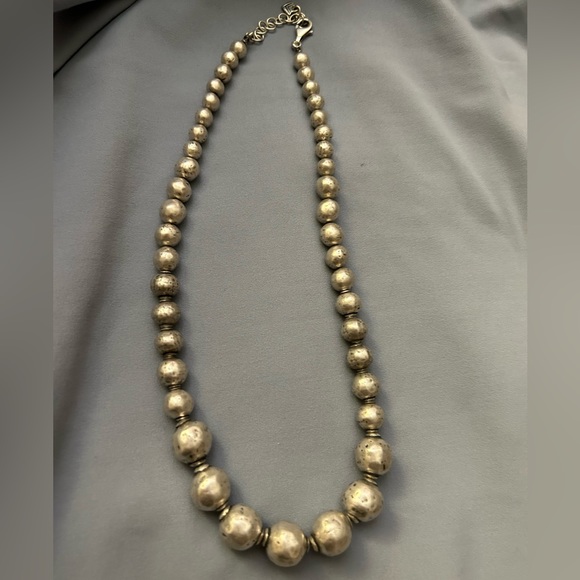 Silpada Sterling Silver Graduated Ball Bead Necklace GORGEOUS N1953 - Picture 4 of 4